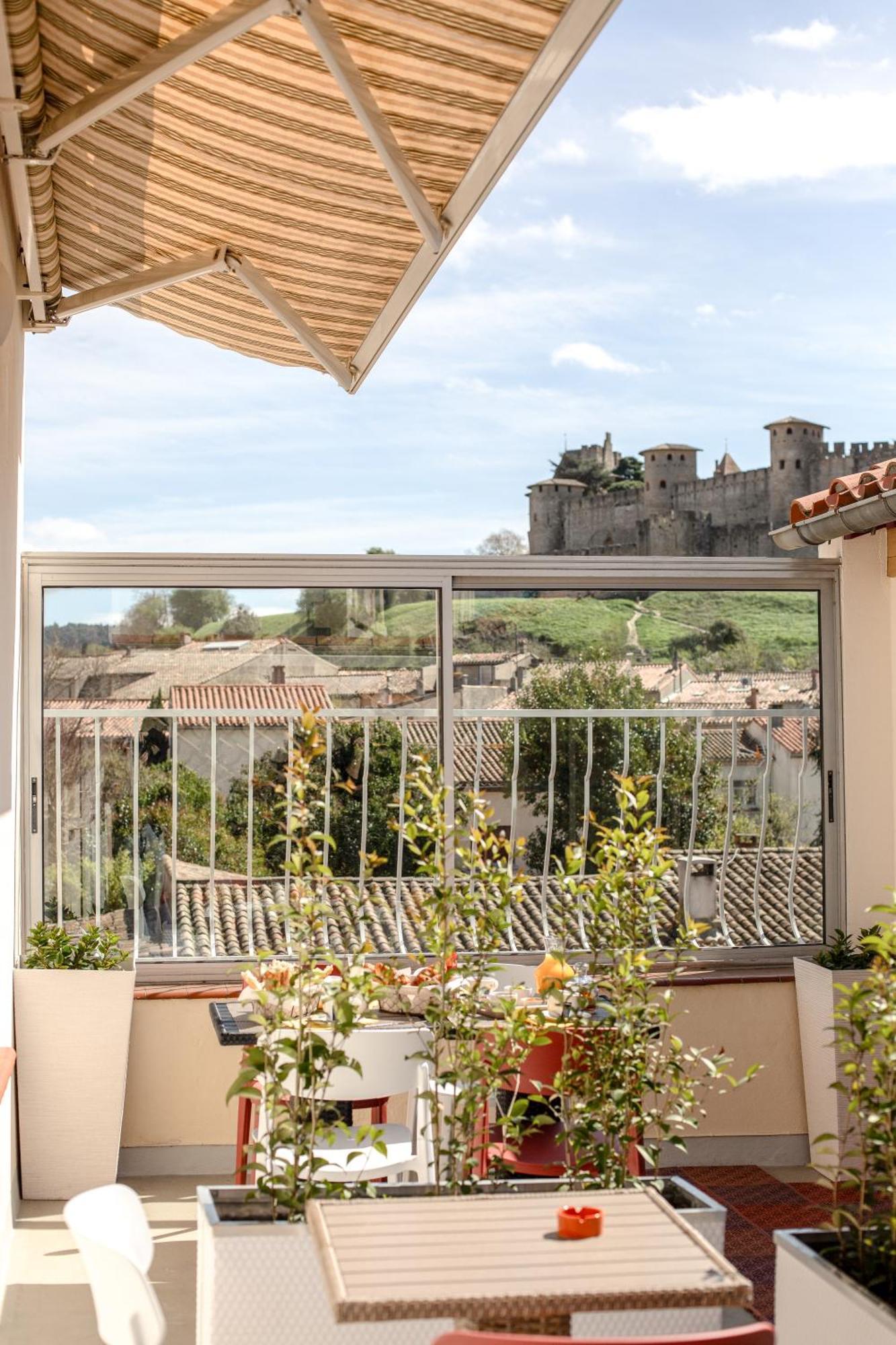 Face Cite - Chambres D'Hotes - Parking & Garage Gratuit - Wi-Fi Gratuit Carcassonne Bagian luar foto